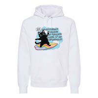 Depressed Black Cat Premium Hoodie