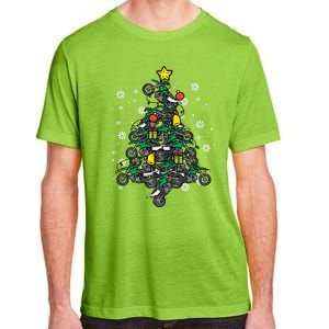 Dirt Bikes Christmas Tree Xmas Pajamas Pjs Motocross Boy Great Gift Adult ChromaSoft Performance T-Shirt