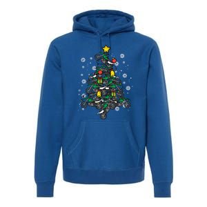 Dirt Bikes Christmas Tree Xmas Pajamas Pjs Motocross Boy Great Gift Premium Hoodie