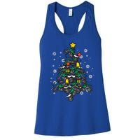 Dirt Bikes Christmas Tree Xmas Pajamas Pjs Motocross Boy Great Gift Women's Racerback Tank