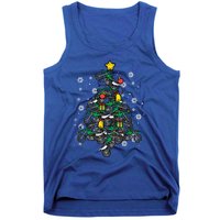 Dirt Bikes Christmas Tree Xmas Pajamas Pjs Motocross Boy Great Gift Tank Top