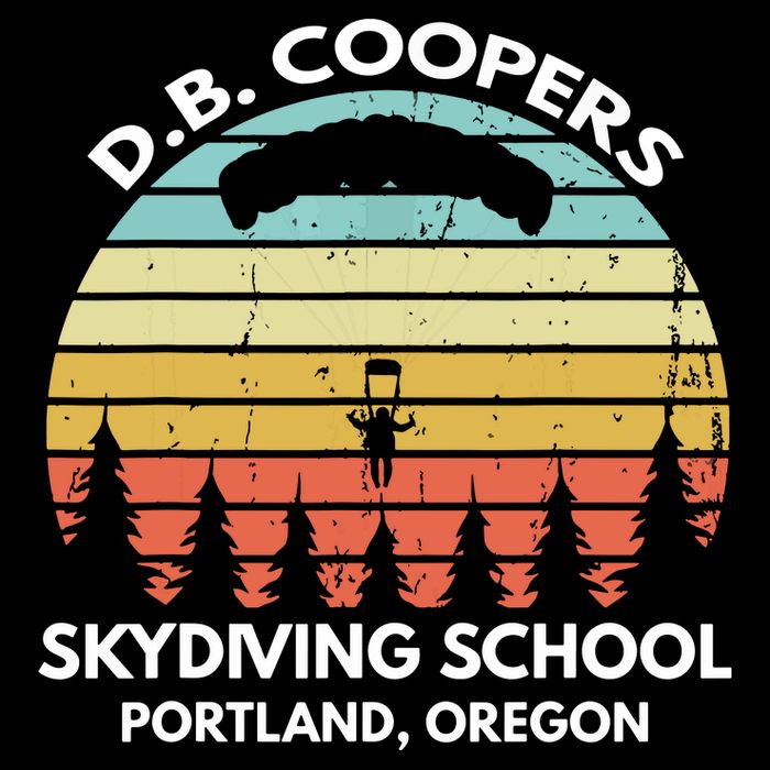 D. B. Coopers Skydiving School Portland, Oregon Funny Impact Tech Backpack