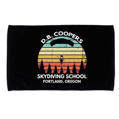 D. B. Coopers Skydiving School Portland, Oregon Funny Microfiber Hand Towel