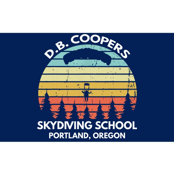 D. B. Coopers Skydiving School Portland, Oregon Funny Bumper Sticker