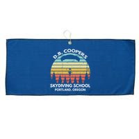 D. B. Coopers Skydiving School Portland, Oregon Funny Large Microfiber Waffle Golf Towel