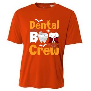 Dental Boo Crew Halloween Funny Dentist Assistant Gift Cooling Performance Crew T-Shirt