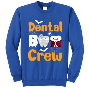 Dental Boo Crew Halloween Funny Dentist Assistant Gift Tall Sweatshirt