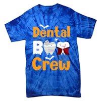 Dental Boo Crew Halloween Funny Dentist Assistant Gift Tie-Dye T-Shirt