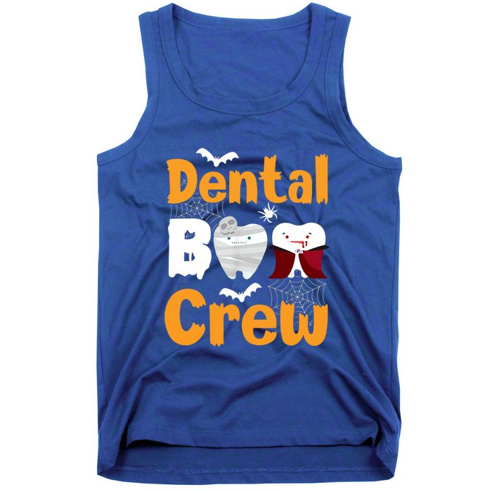 Dental Boo Crew Halloween Funny Dentist Assistant Gift Tank Top