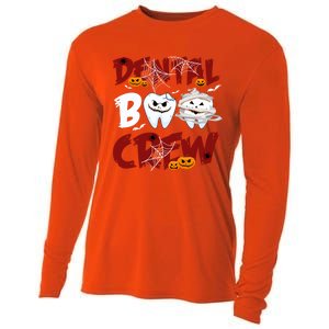 Dental Boo Crew Halloween Funny Dentist Assistant Gift Cooling Performance Long Sleeve Crew