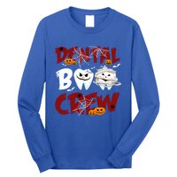 Dental Boo Crew Halloween Funny Dentist Assistant Gift Long Sleeve Shirt