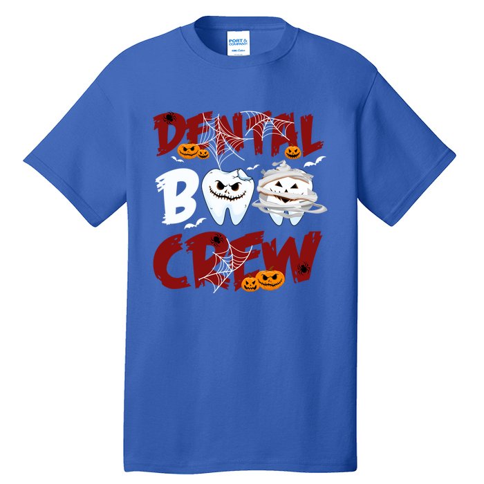 Dental Boo Crew Halloween Funny Dentist Assistant Gift Tall T-Shirt