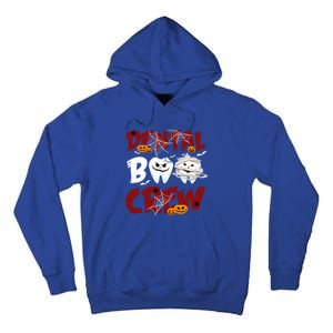 Dental Boo Crew Halloween Funny Dentist Assistant Gift Tall Hoodie