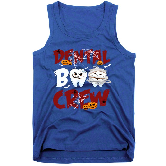 Dental Boo Crew Halloween Funny Dentist Assistant Gift Tank Top