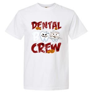 Dental Boo Crew Halloween Funny Dentist Assistant Gift Garment-Dyed Heavyweight T-Shirt