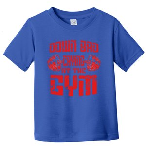 Down Bad Crying At The Gym Funny Gym Stay Cool Meaningful Gift Toddler T-Shirt