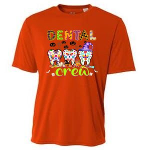 Dental Boo Crew Halloween Funny Dentist Assistant Gift Cooling Performance Crew T-Shirt