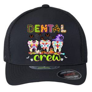 Dental Boo Crew Halloween Funny Dentist Assistant Gift Flexfit Unipanel Trucker Cap