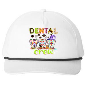 Dental Boo Crew Halloween Funny Dentist Assistant Gift Snapback Five-Panel Rope Hat