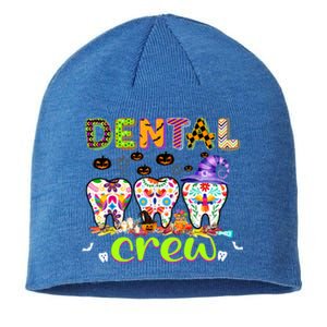 Dental Boo Crew Halloween Funny Dentist Assistant Gift Sustainable Beanie