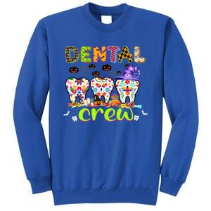 Dental Boo Crew Halloween Funny Dentist Assistant Gift Tall Sweatshirt