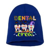 Dental Boo Crew Halloween Funny Dentist Assistant Gift Short Acrylic Beanie