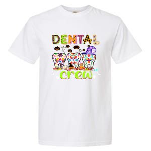 Dental Boo Crew Halloween Funny Dentist Assistant Gift Garment-Dyed Heavyweight T-Shirt