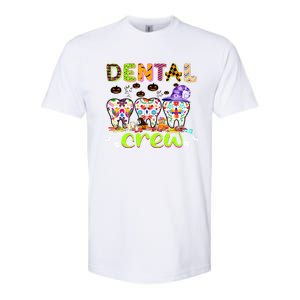 Dental Boo Crew Halloween Funny Dentist Assistant Gift Softstyle CVC T-Shirt