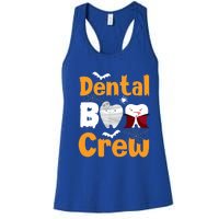 Dental Boo Crew Halloween Funny Dentist Assistant Gift Women's Racerback Tank