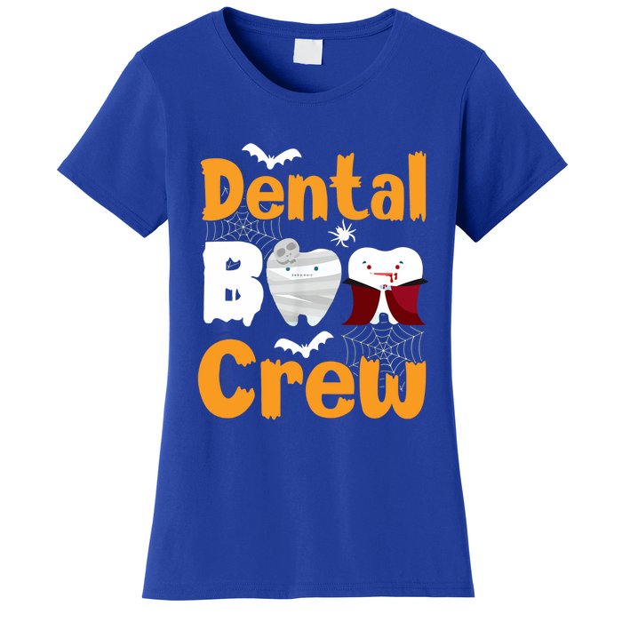 Dental Boo Crew Halloween Funny Dentist Assistant Gift Women's T-Shirt