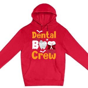 Dental Boo Crew Halloween Funny Dentist Assistant Gift Premium Pullover Hoodie