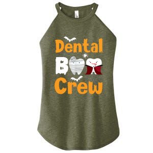 Dental Boo Crew Halloween Funny Dentist Assistant Gift Women's Perfect Tri Rocker Tank