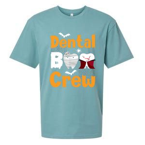 Dental Boo Crew Halloween Funny Dentist Assistant Gift Sueded Cloud Jersey T-Shirt