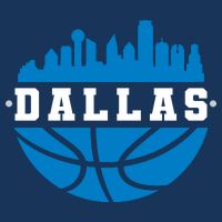 Dallas Basketball City Skyline 7 Panel Mesh Trucker Snapback Hat