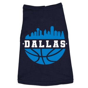 Dallas Basketball City Skyline Doggie Tank