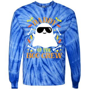 Daddy Boo Crew Ghost Matching Family Set Group Dad Halloween Gift Tie-Dye Long Sleeve Shirt