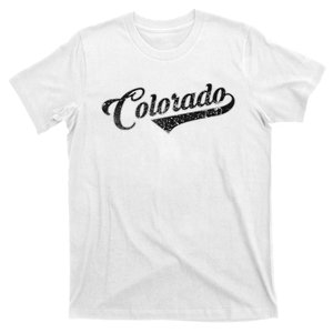 Distressed Baseball Colorado Fan T-Shirt