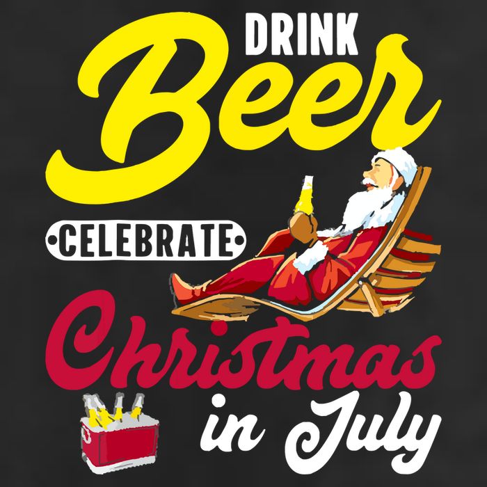 Drink Beer Celebrate Christmas In July, Summer Paradise Adult Drive Performance Visor