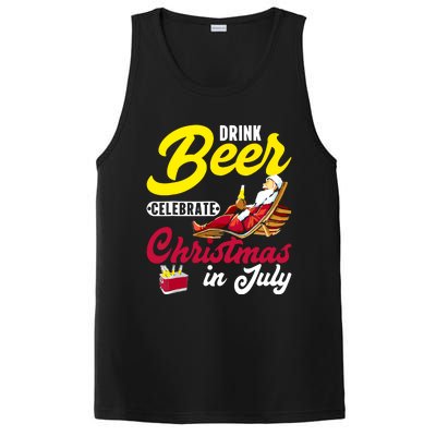 Drink Beer Celebrate Christmas In July, Summer Paradise PosiCharge Competitor Tank