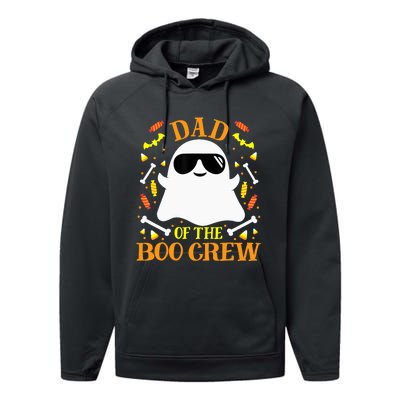 Dad Boo Crew Ghost Matching Family Set Groups Halloween Performance Fleece Hoodie