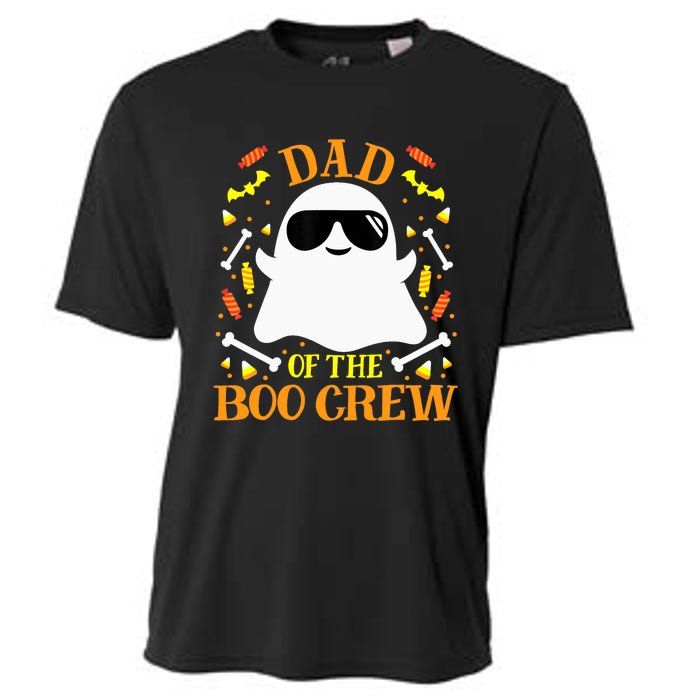 Dad Boo Crew Ghost Matching Family Set Groups Halloween Cooling Performance Crew T-Shirt