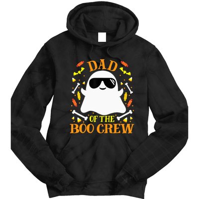 Dad Boo Crew Ghost Matching Family Set Groups Halloween Tie Dye Hoodie