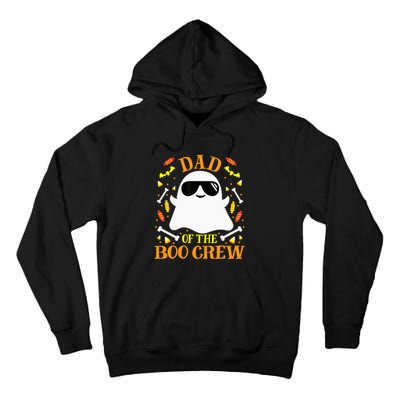 Dad Boo Crew Ghost Matching Family Set Groups Halloween Tall Hoodie