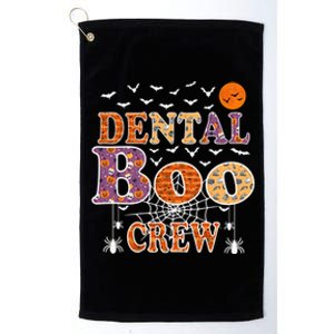 Dental Boo Crew Gift Funny Halloween Costume Gift Platinum Collection Golf Towel