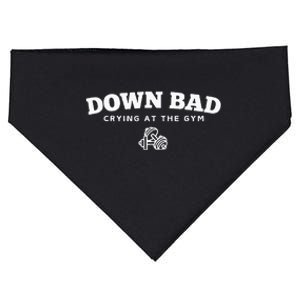 Down Bad Crying At The Gym USA-Made Doggie Bandana