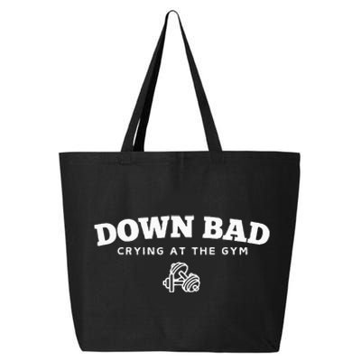 Down Bad Crying At The Gym 25L Jumbo Tote