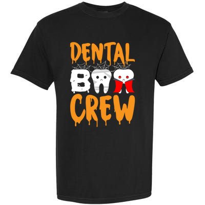 Dental Boo Crew Spooky Halloween Teeth Dental Assistant Cute Gift Garment-Dyed Heavyweight T-Shirt