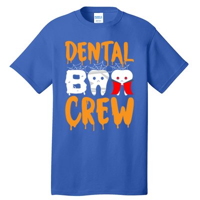 Dental Boo Crew Spooky Halloween Teeth Dental Assistant Cute Gift Tall T-Shirt