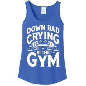 Down Bad Crying At The Gym Gift Ladies Essential Tank