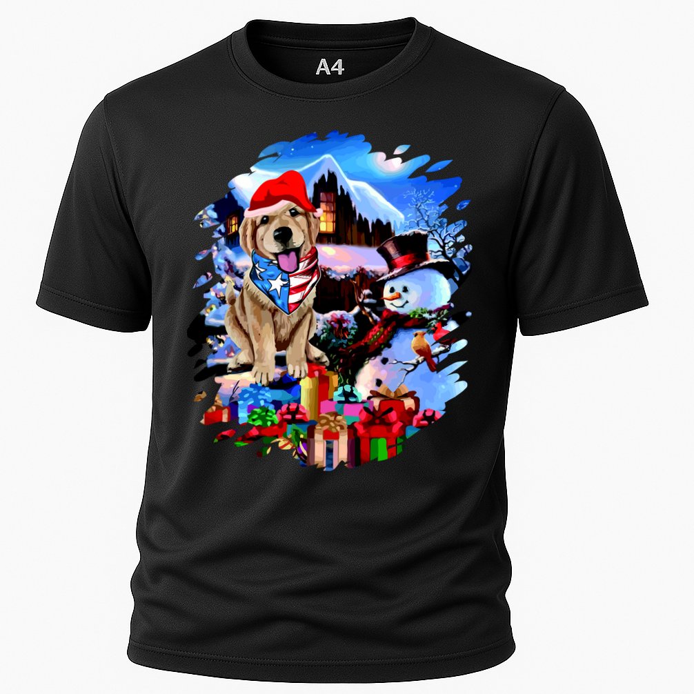 Dog's Best Christmas Cooling Performance Crew T-Shirt